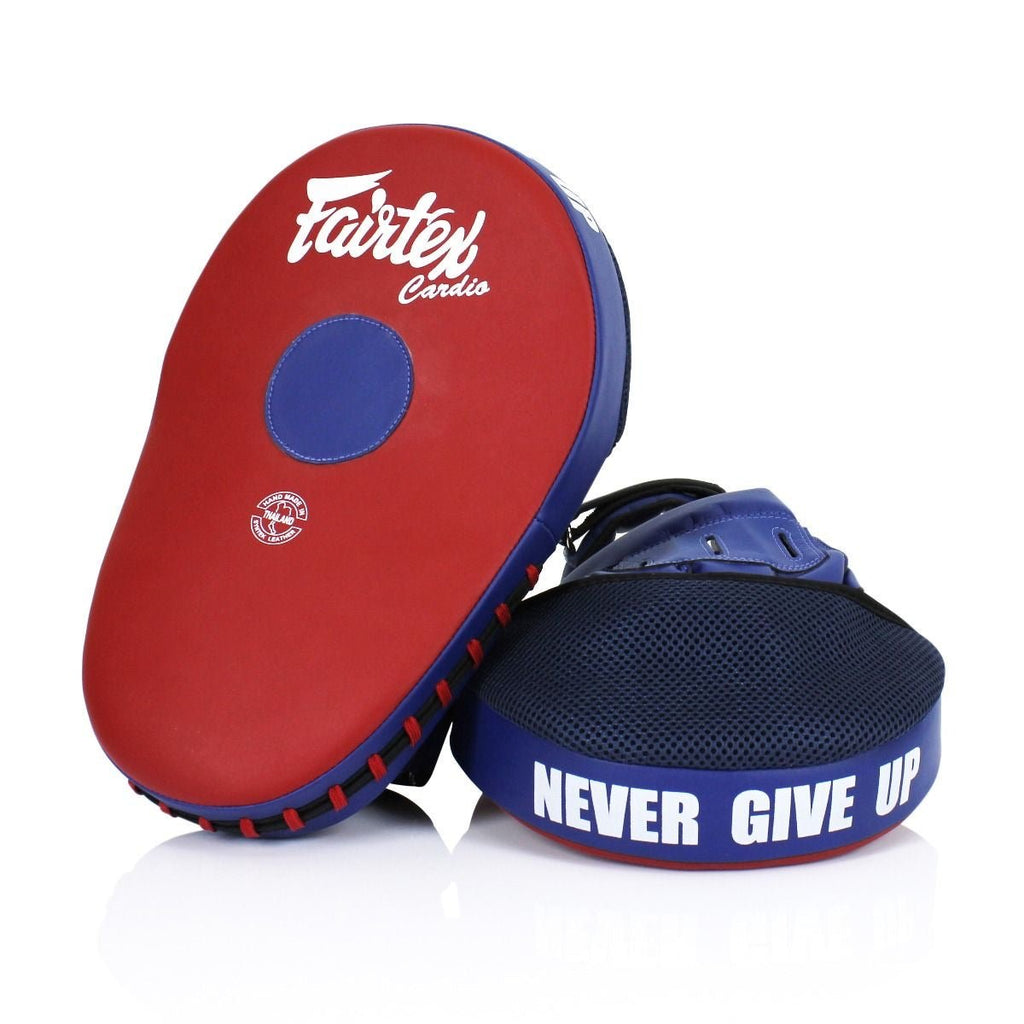 Fairtex Focus Mitts FMV13 "Micro Fiber" Red/Blue - SUPER EXPORT SHOP