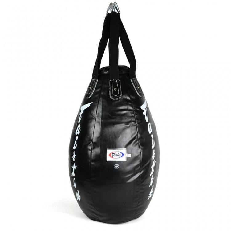 Fairtex Heavy Bag Sandbag HB15 Super Tear Drop Heavy Bag Black - SUPER EXPORT SHOP