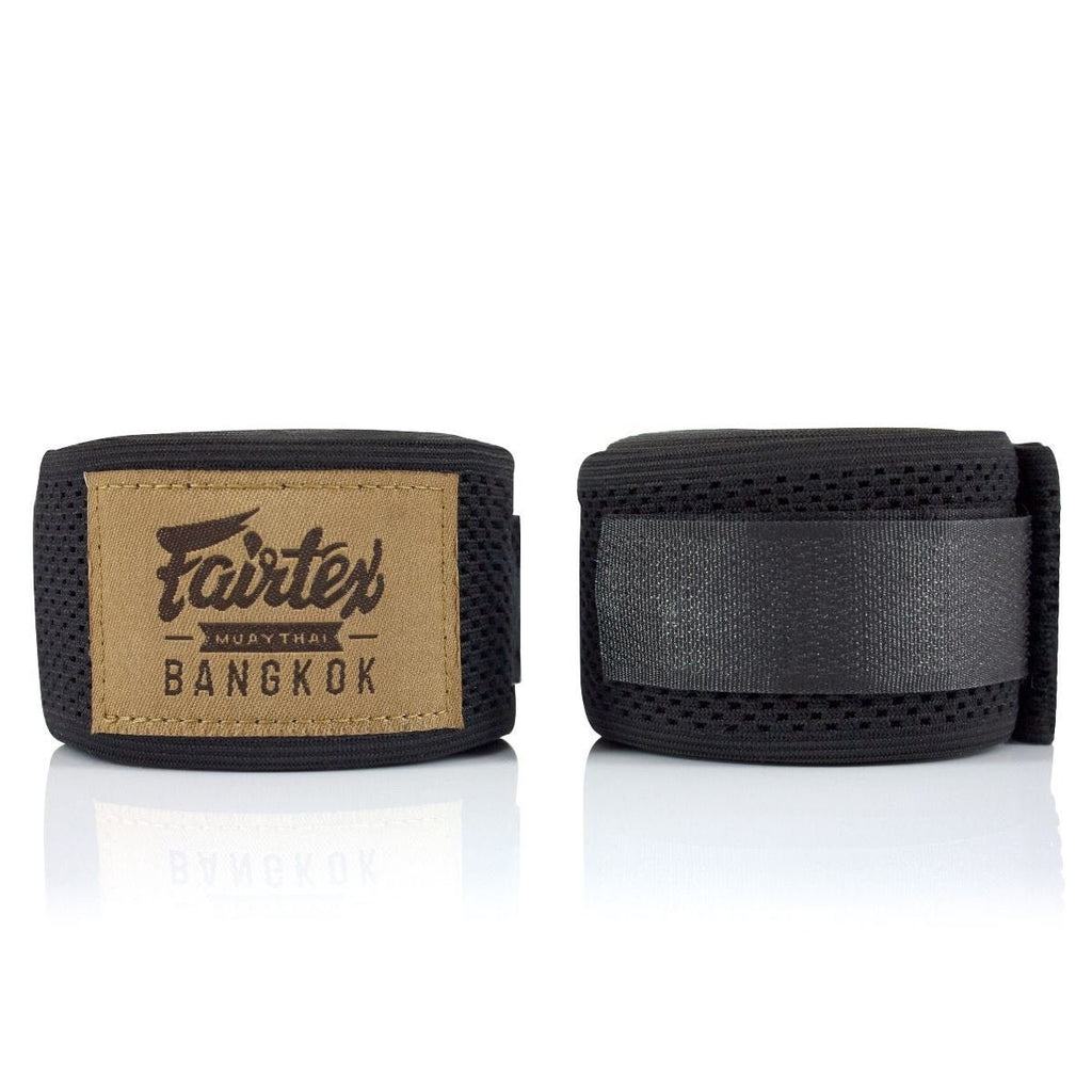 Fairtex HW4 Black Mesh Handwraps Fairtex