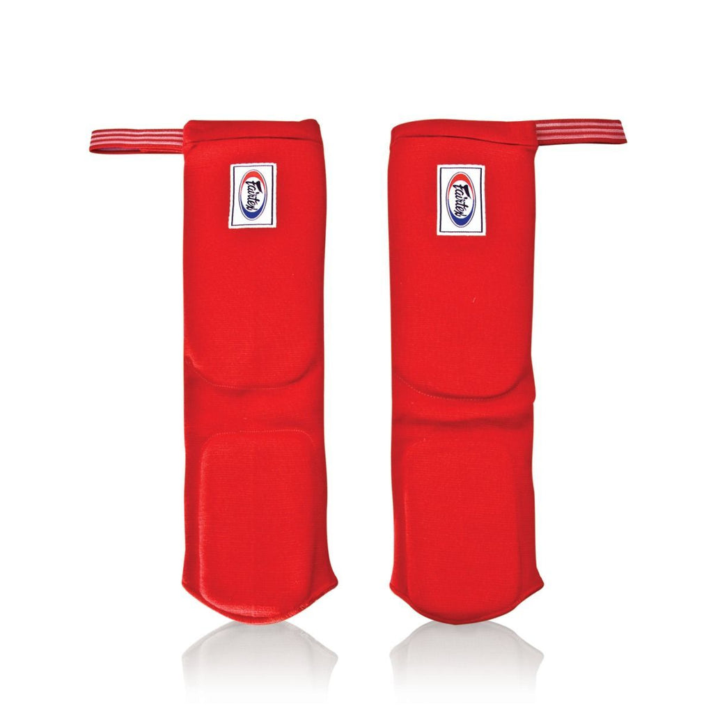 Fairtex Shinguards Cloth SPE1 Red Fairtex