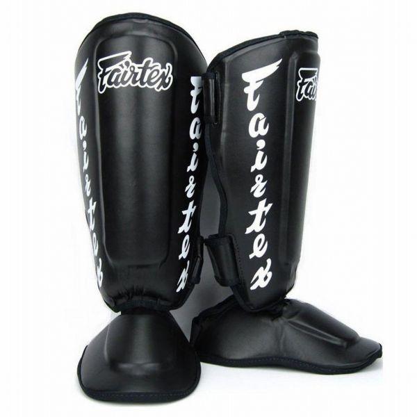 Fairtex Shinguards Detachable In-Step Shin Pad SP7 BLACK Fairtex