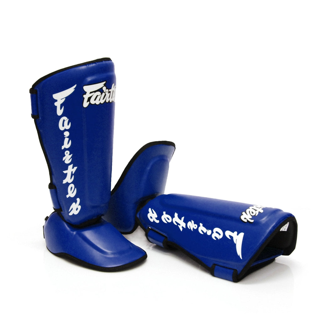 Fairtex Shinguards DETACHABLE IN-STEP SHIN PAD SP7 BLUE Fairtex