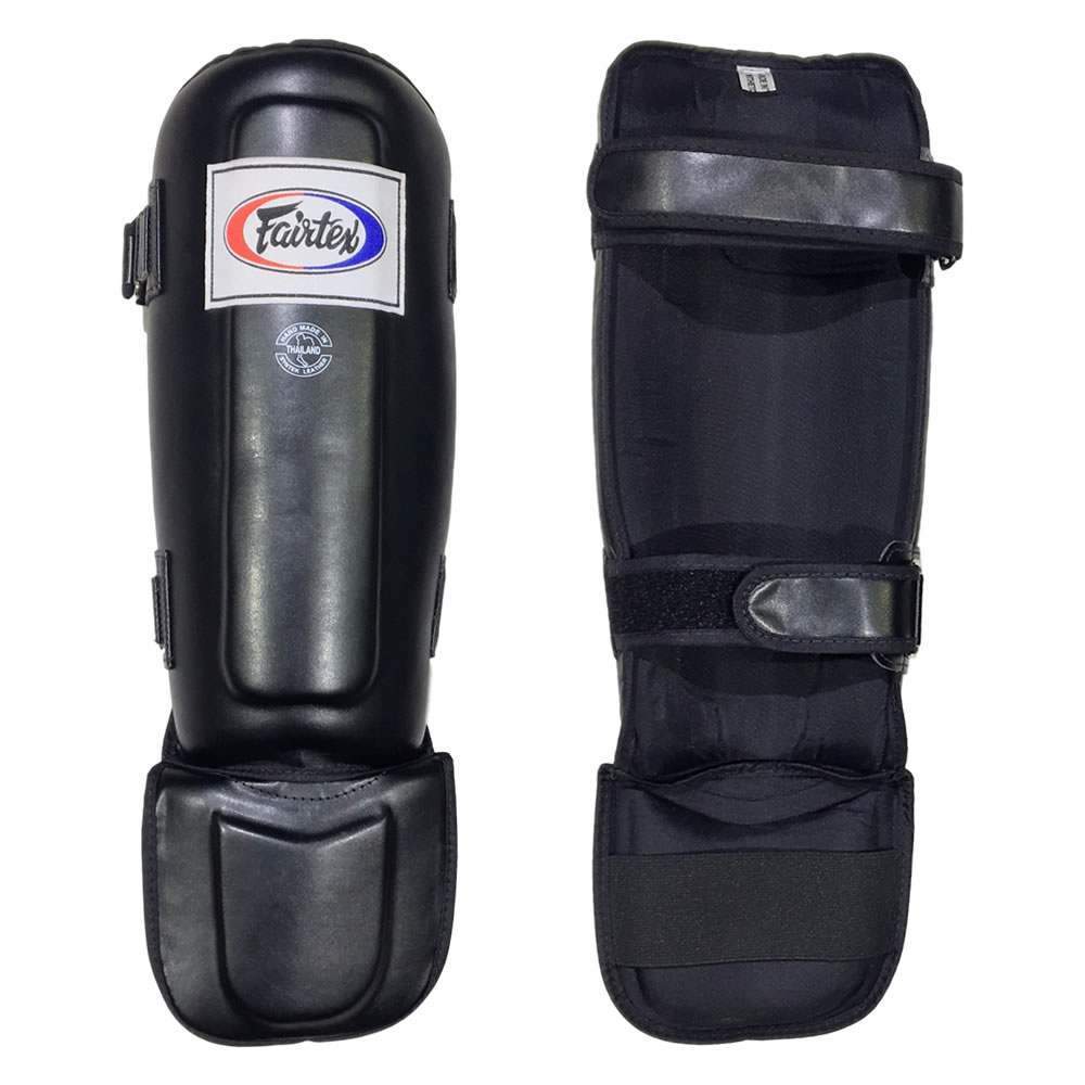 Fairtex Shinguards In-Step Double Padded Protector SP3 Black SUPER EXPORT SHOP