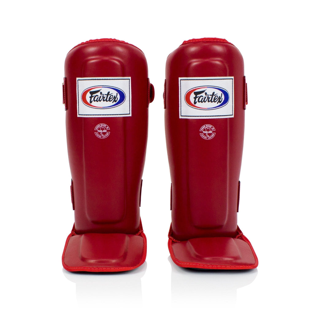 Fairtex Shinguards IN-STEP DOUBLE PADDED PROTECTOR SP3 Red Fairtex