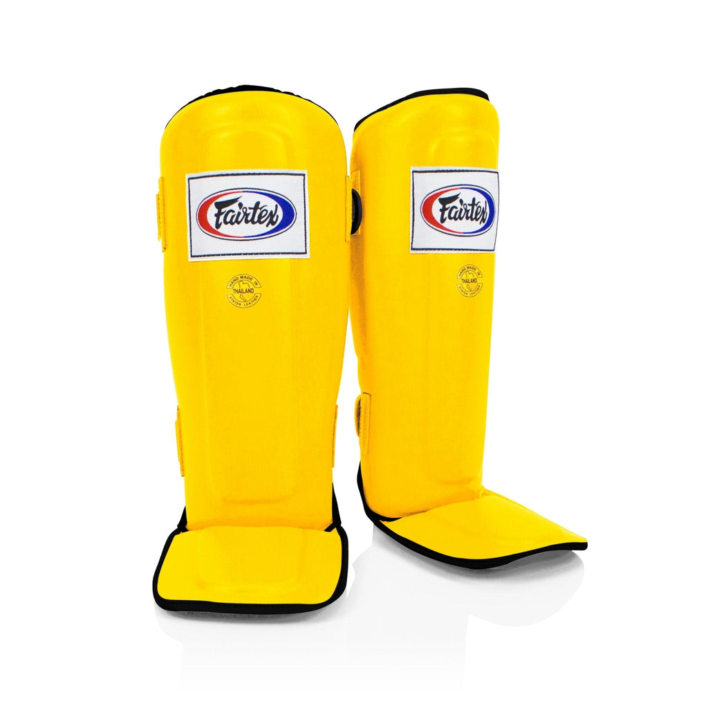 Fairtex Shinguards IN-STEP DOUBLE PADDED PROTECTOR SP3 Yellow Fairtex