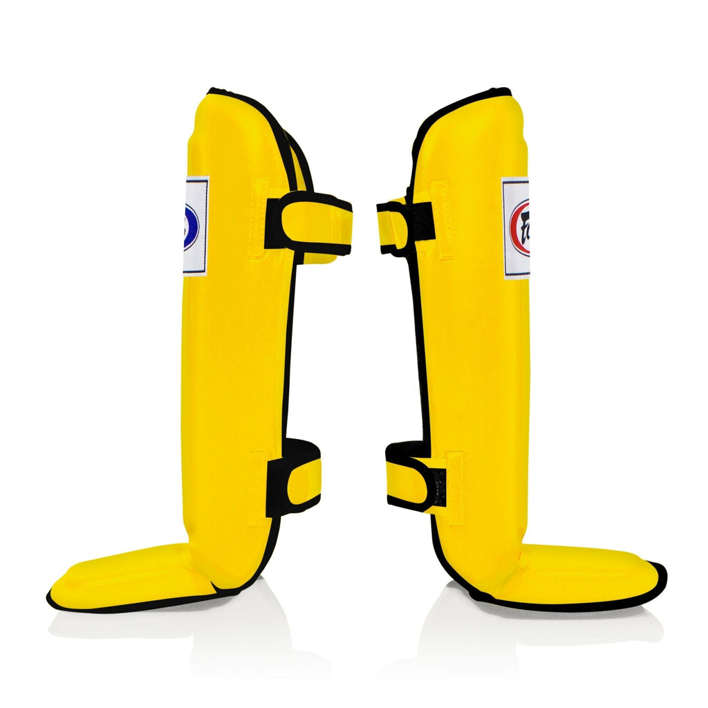 Fairtex Shinguards IN-STEP DOUBLE PADDED PROTECTOR SP3 Yellow Fairtex