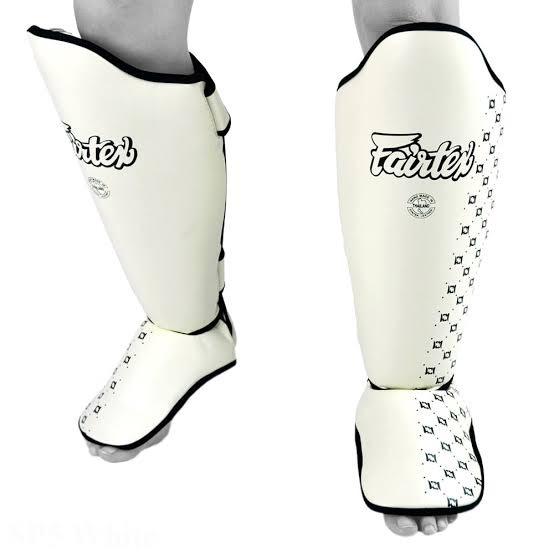 Fairtex Shinguards SP5 White Fairtex