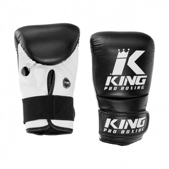 King Pro Boxing Bag Gloves BM Black - SUPER EXPORT SHOP