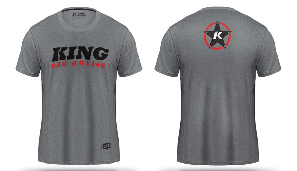 King Pro Boxing T-shirt KPB 2 Grey King Pro Boxing