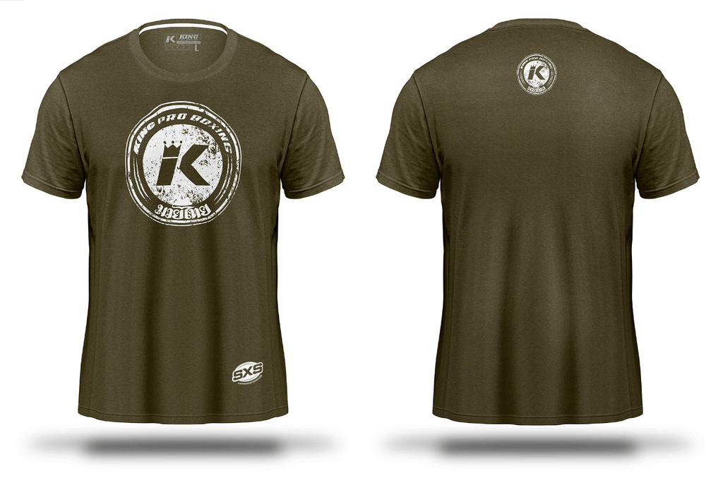 King pro Boxing T-shirt KPB Logo Olive King Pro Boxing