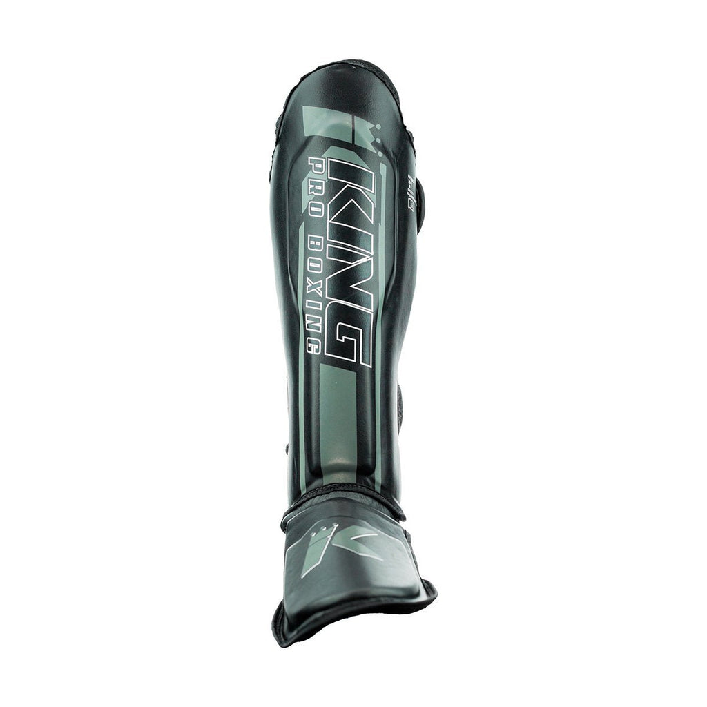 King Pro Shinguards Elite 1 Grey/Black King Pro Boxing