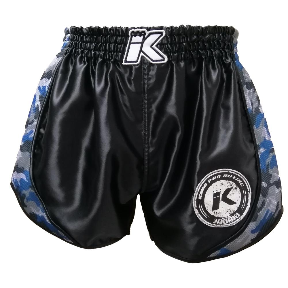 King Pro Shorts Trunks Retro Mesh Black Camo Blue - SUPER EXPORT SHOP