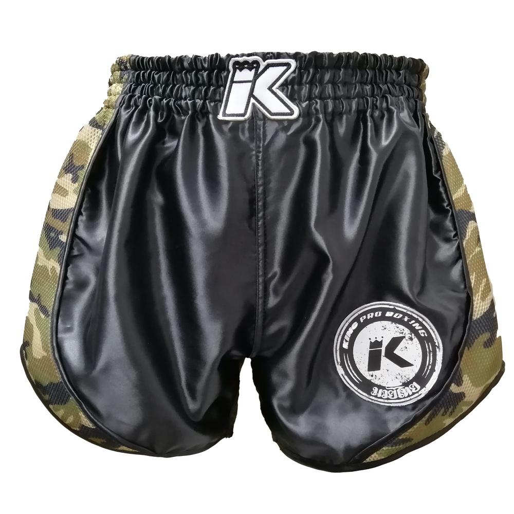 King Pro Shorts Trunks Retro Mesh Black Camo Brow - SUPER EXPORT SHOP