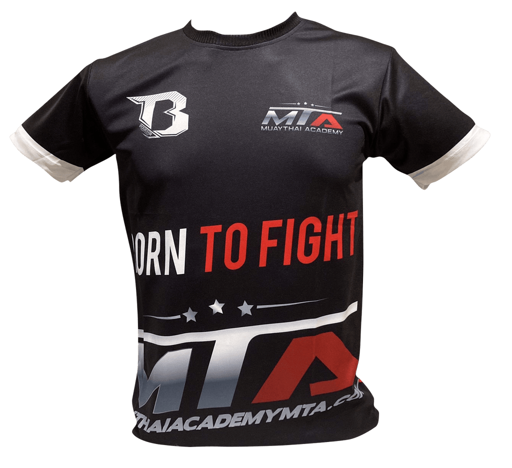 MTA T-shirt Born to fight 2 Black - SUPER EXPORT SHOP