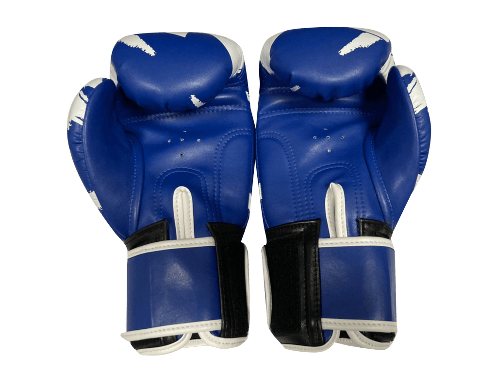 Raja Boxing Gloves BGL Letters Blue White - SUPER EXPORT SHOP