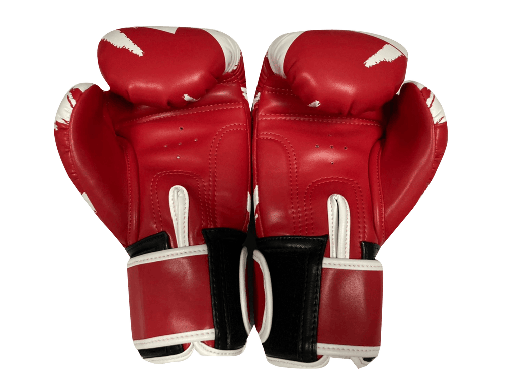 Raja Boxing Gloves BGL Letters Red White - SUPER EXPORT SHOP