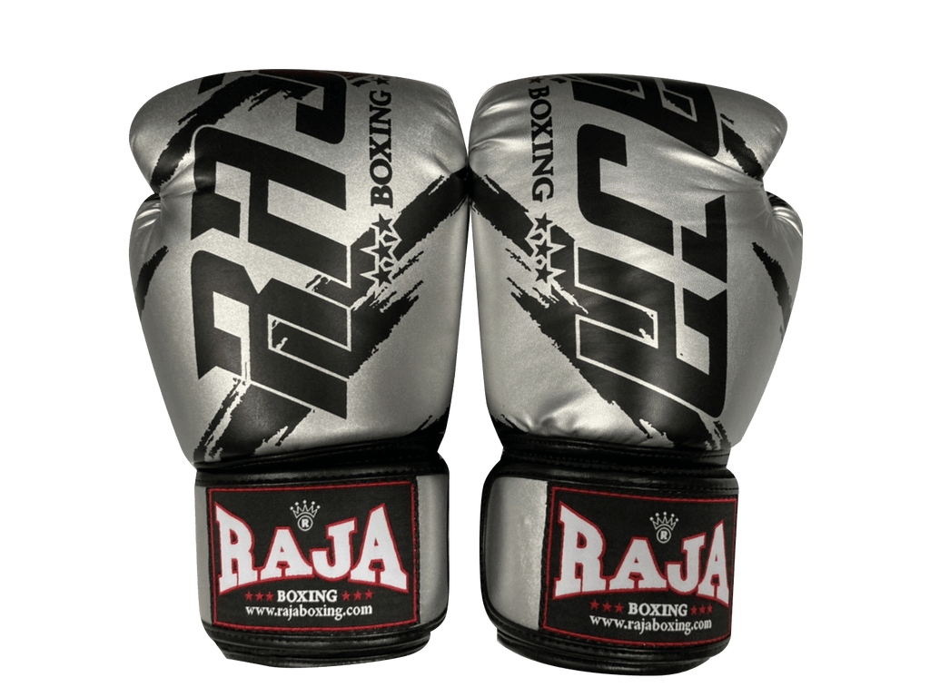 Raja Boxing Gloves BGL Letters Sl Black - SUPER EXPORT SHOP