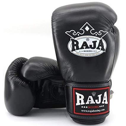 Raja Boxing Gloves RBGV-1 Black - SUPER EXPORT SHOP