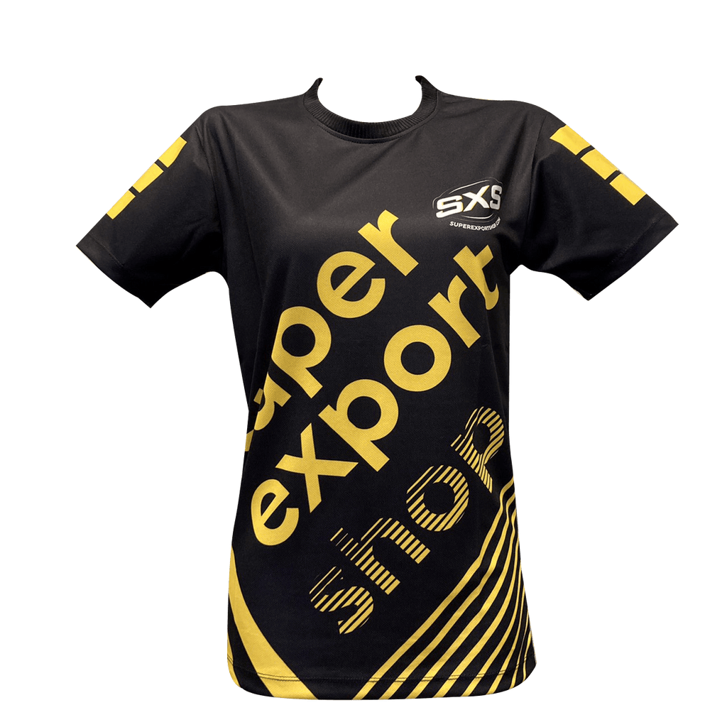 SXS T-shirt Maha Black - SUPER EXPORT SHOP