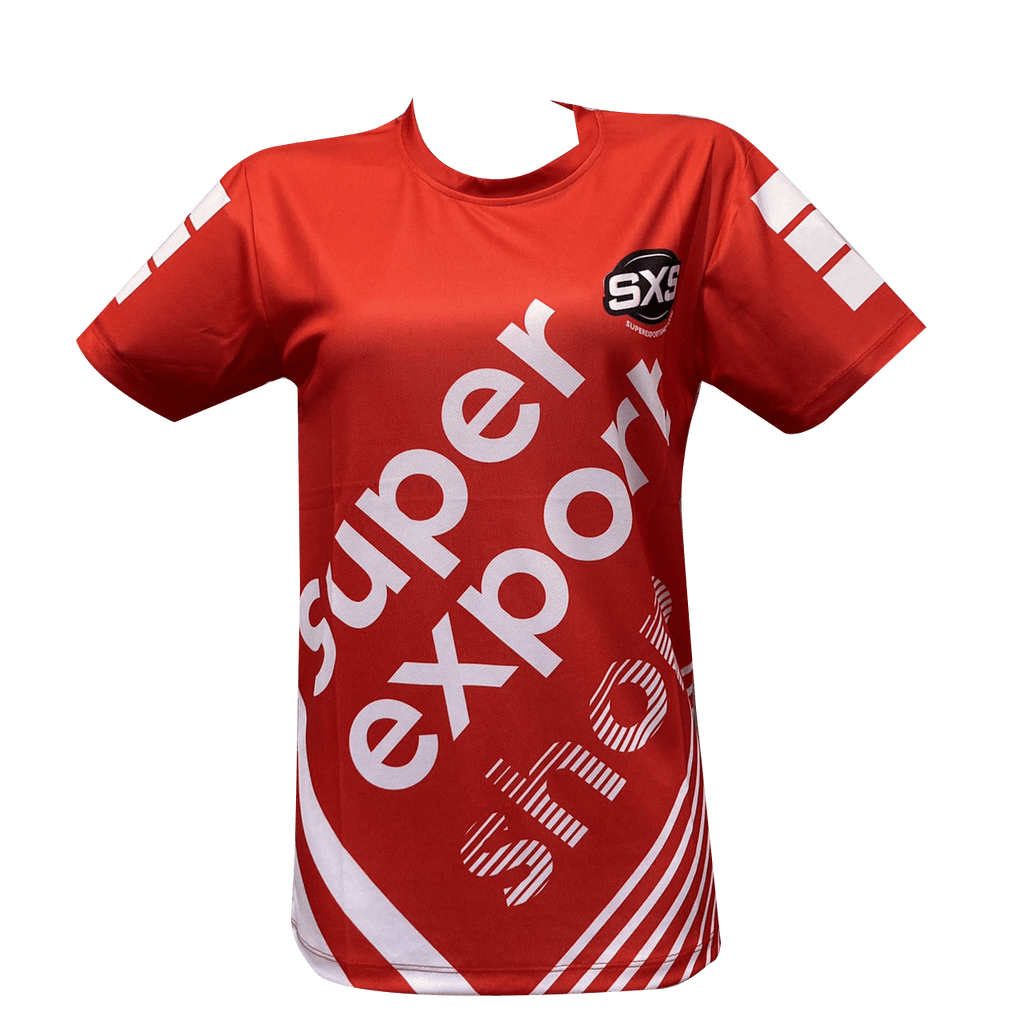 SXS T-shirt Maha Red - SUPER EXPORT SHOP