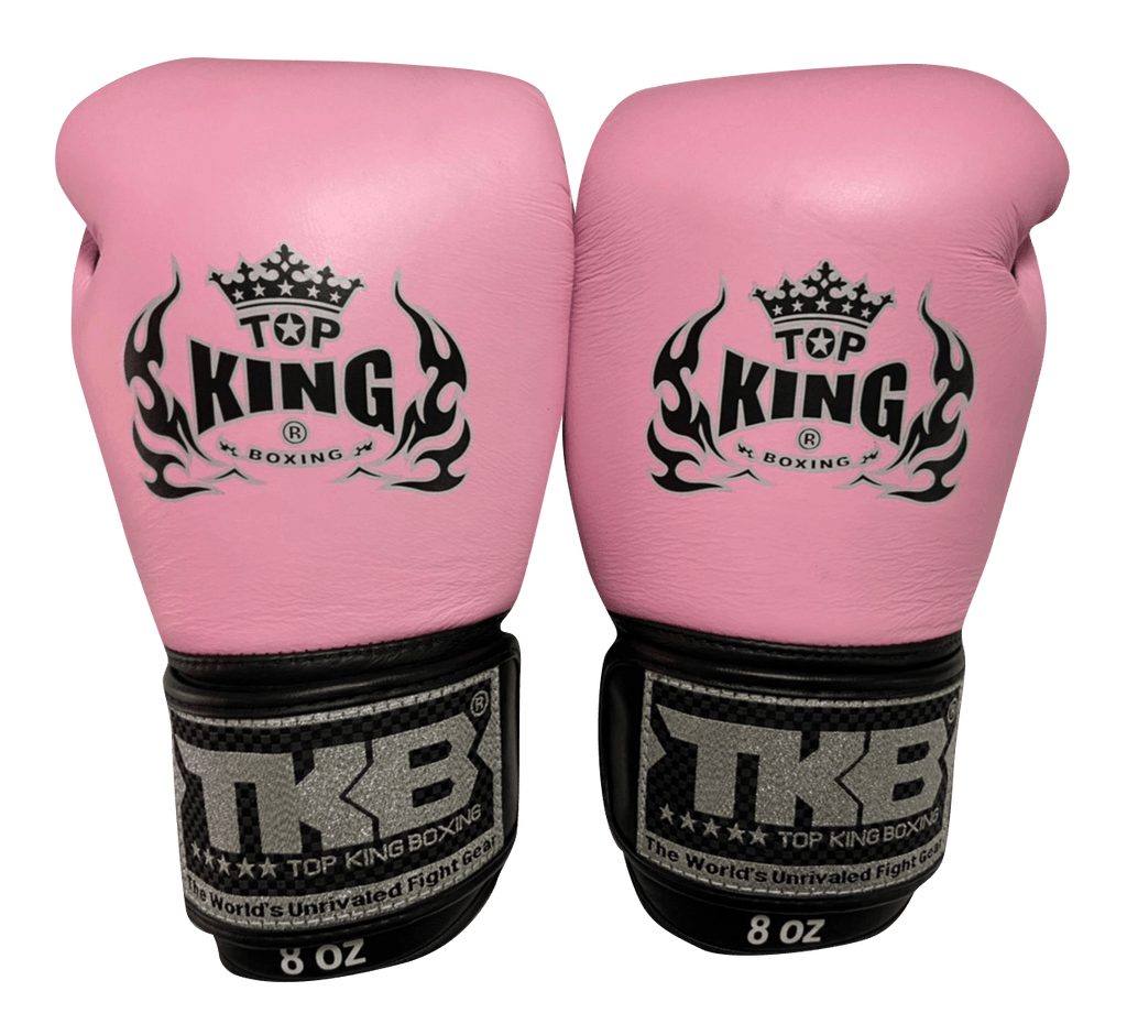 Top King Boxing Gloves Air velrco TKBGAV Pink White Black - SUPER EXPORT SHOP