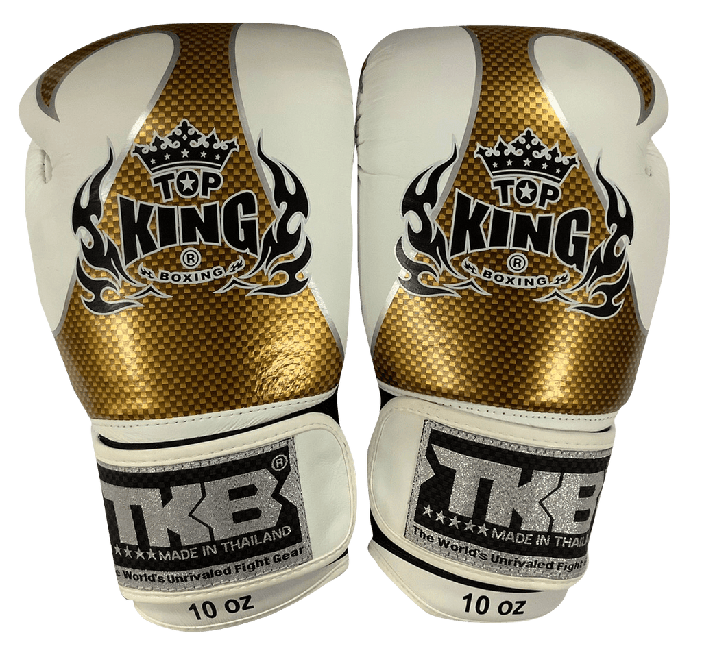 Top King Boxing Gloves Empower creativity TKBGEM01 White Gold Air - SUPER EXPORT SHOP