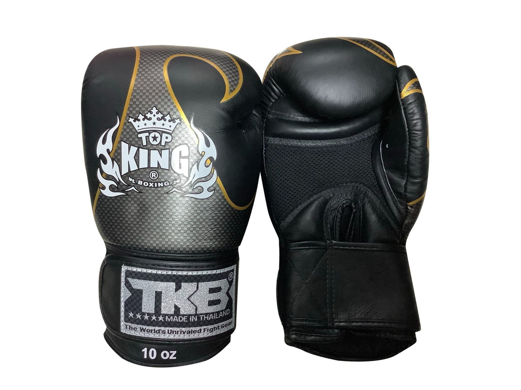 Top King Boxing Gloves "Empower" TKBGEM-01 Black(Silver) No AIR - SUPER EXPORT SHOP