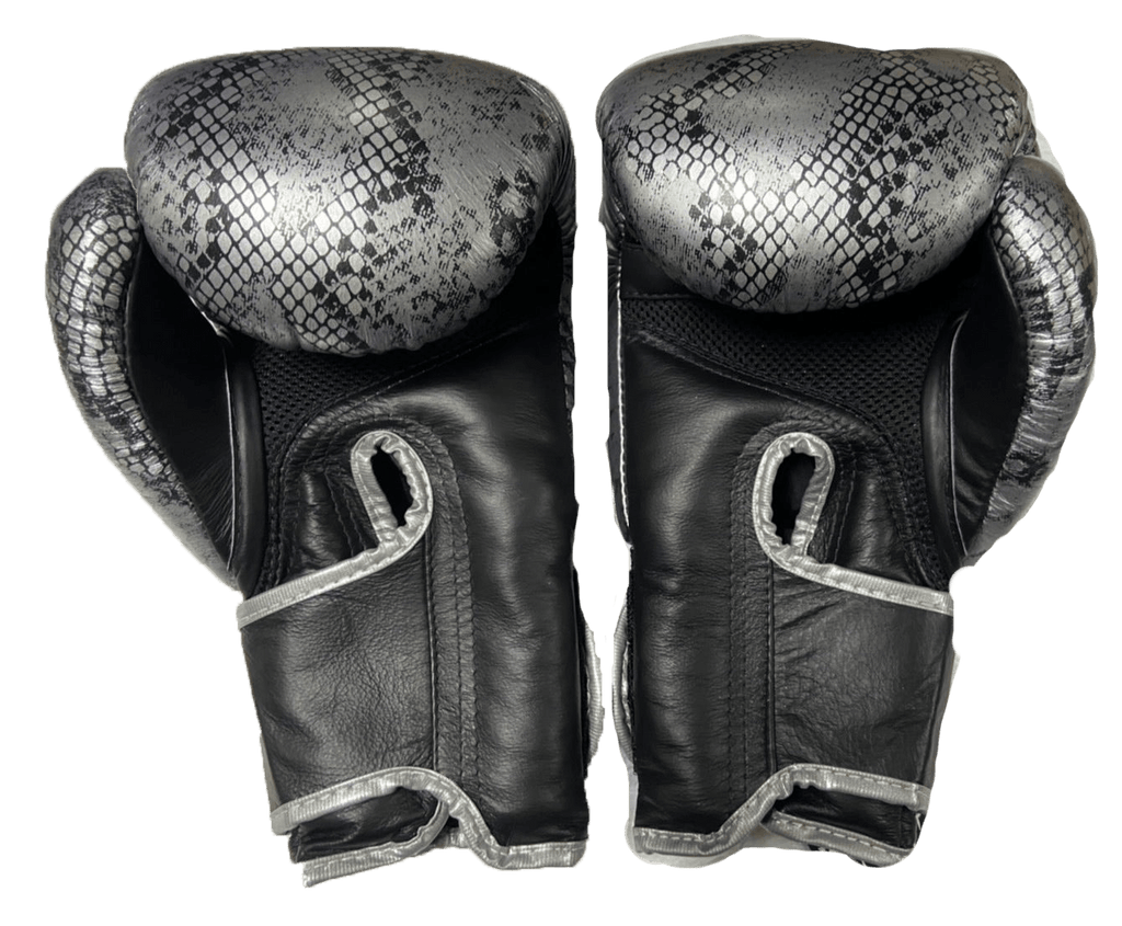 Top King Boxing Gloves "Super Snake" Air TKBGSS-02 Black(Silver) - SUPER EXPORT SHOP