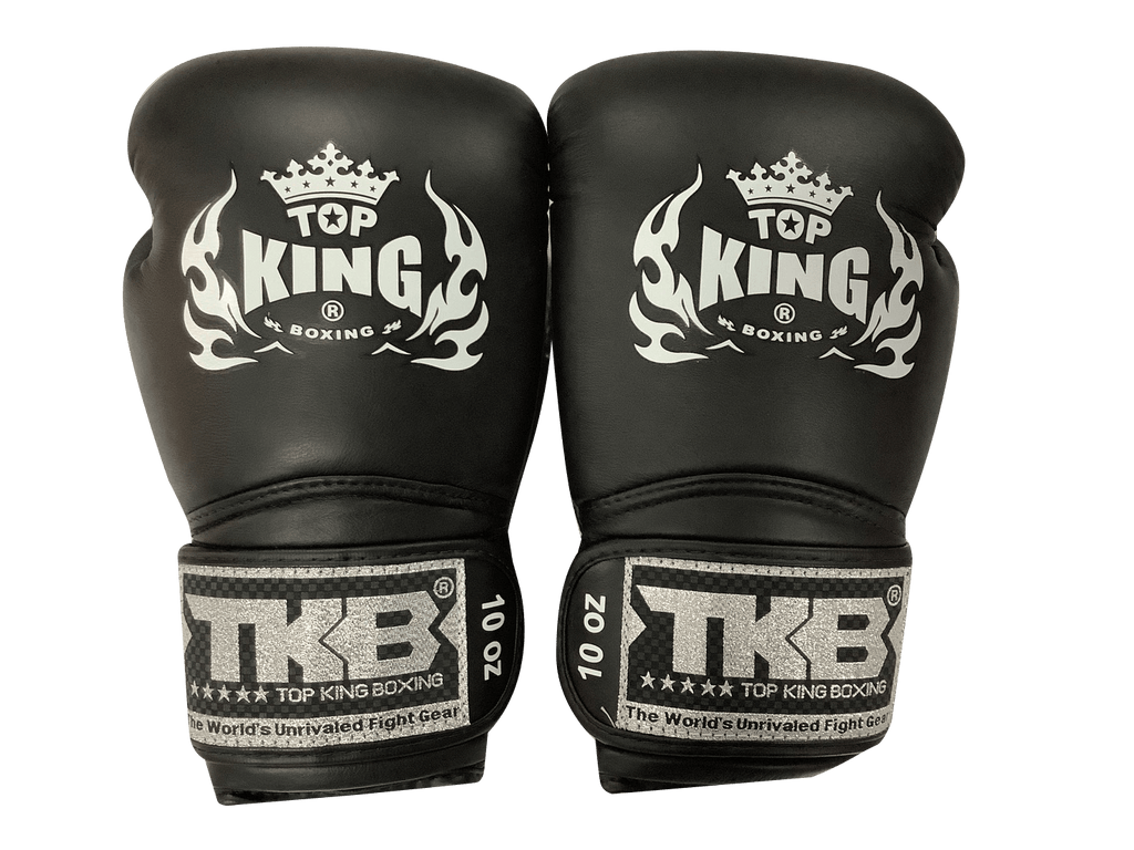 Top King Boxing Gloves "Super" TKBGSA Air Black Top King