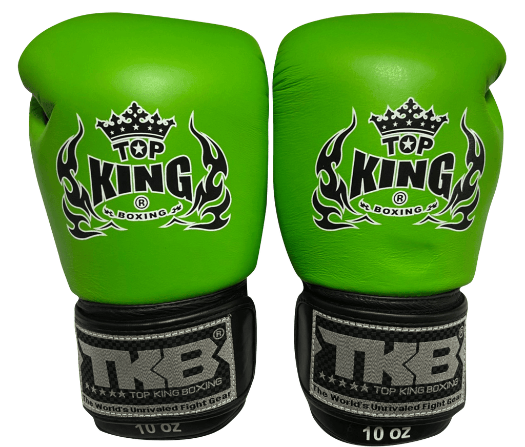 Top King Boxing Gloves TKBGAV Air Green Black White - SUPER EXPORT SHOP