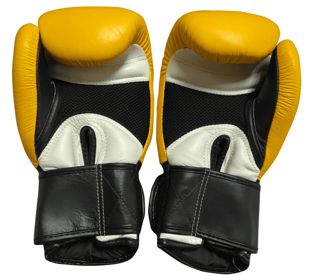 Top King Boxing Gloves TKBGAV Air Yellow White Black - SUPER EXPORT SHOP