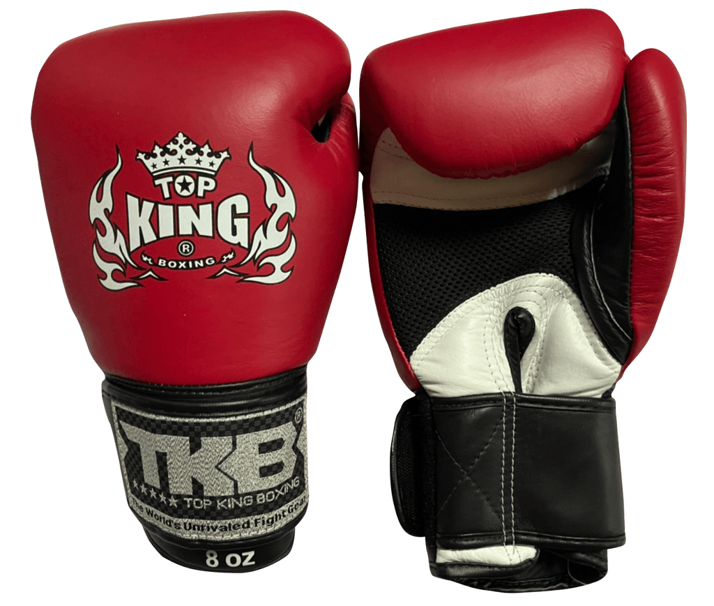 Top King Boxing Gloves TKBGAV Red White Black - SUPER EXPORT SHOP