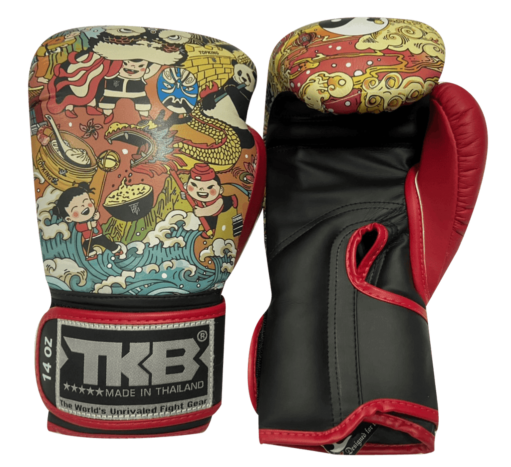 Top King Boxing Gloves TKBGCT CN Asian Red Top King