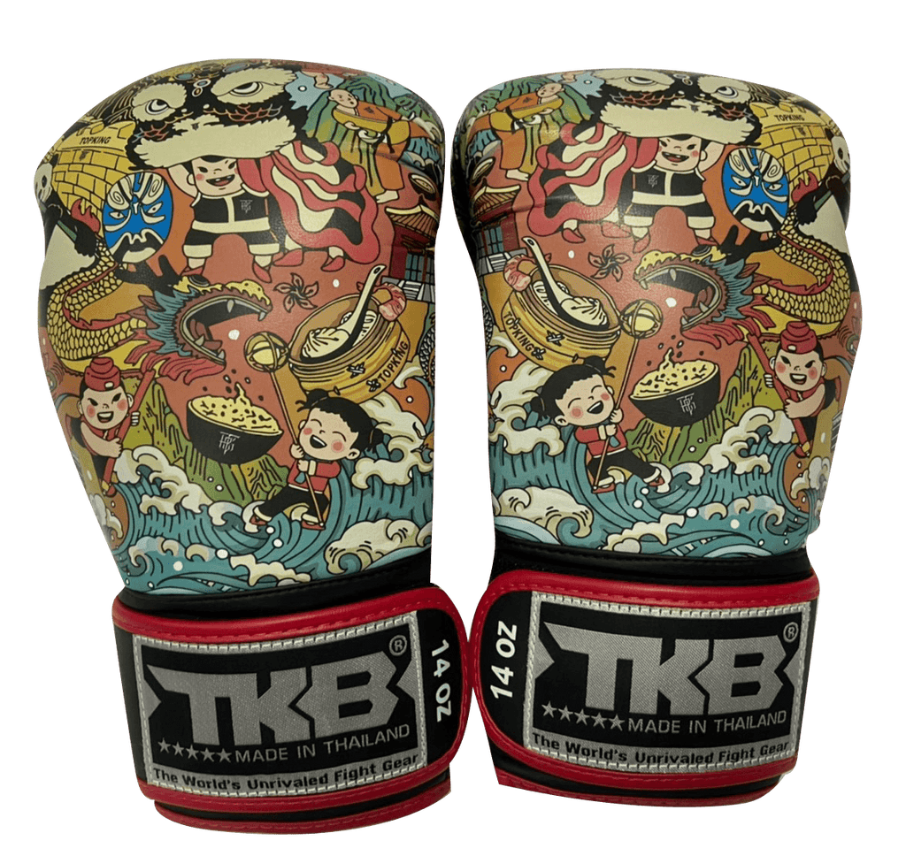 Top King Boxing Gloves TKBGCT CN Asian Red Top King