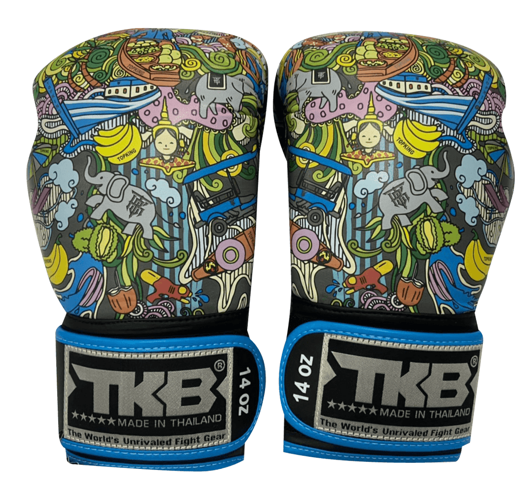 Top King Boxing Gloves TKBGCT TH Asian Blue Top King