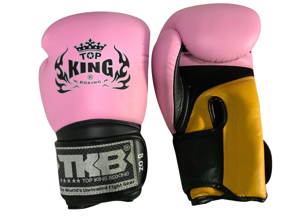 Top King Boxing Gloves "Ultimate" AIR TKBGSA Pink Yellow Black - SUPER EXPORT SHOP