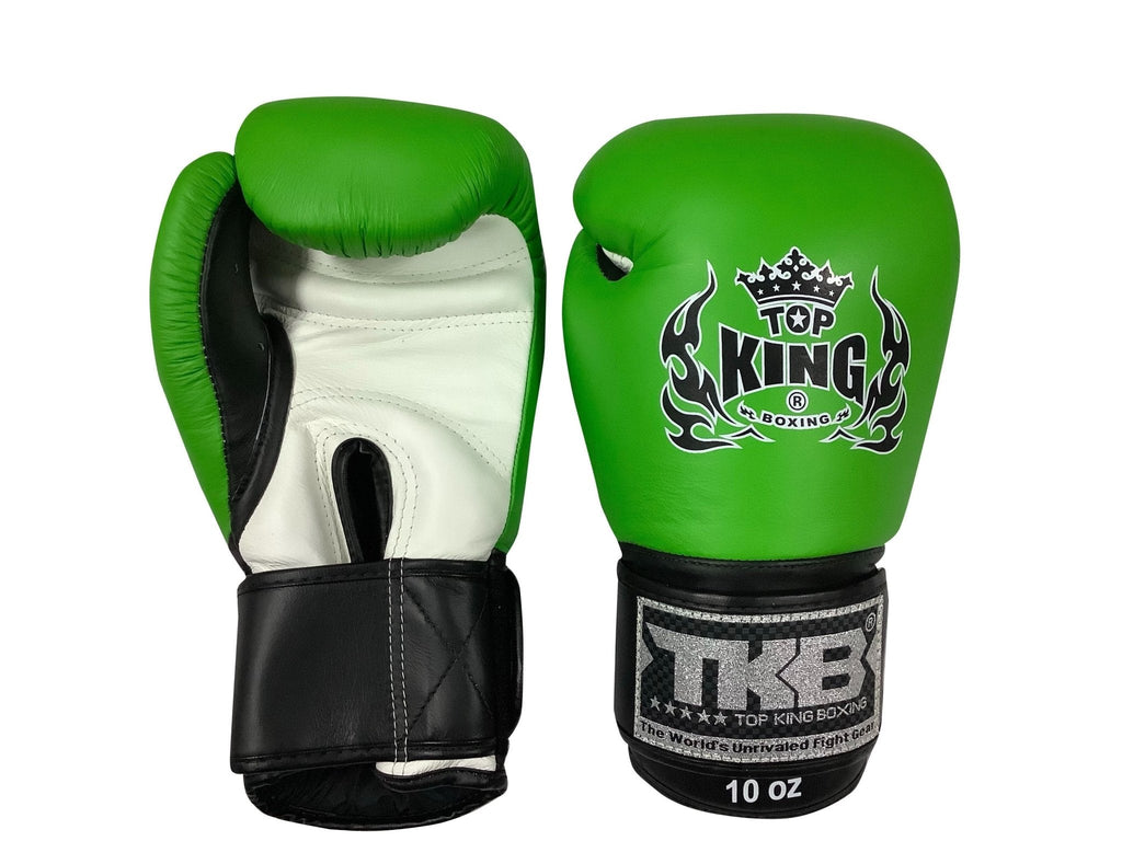 Top King Boxing Gloves "Ultimate" TKBGUV Green White Black - SUPER EXPORT SHOP