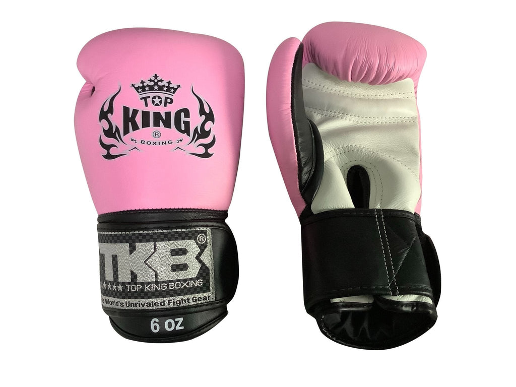 Top King Boxing Gloves "Ultimate" TKBGUV Pink White Black Top King