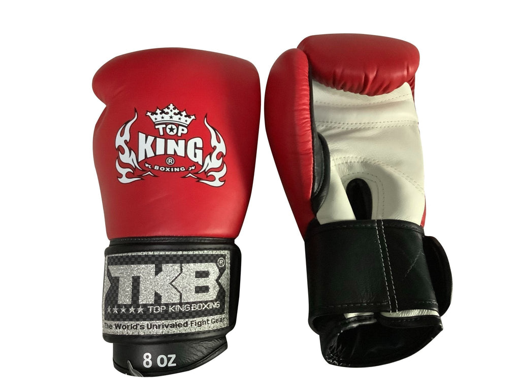 Top King Boxing Gloves "Ultimate" TKBGUV Red White Black - SUPER EXPORT SHOP