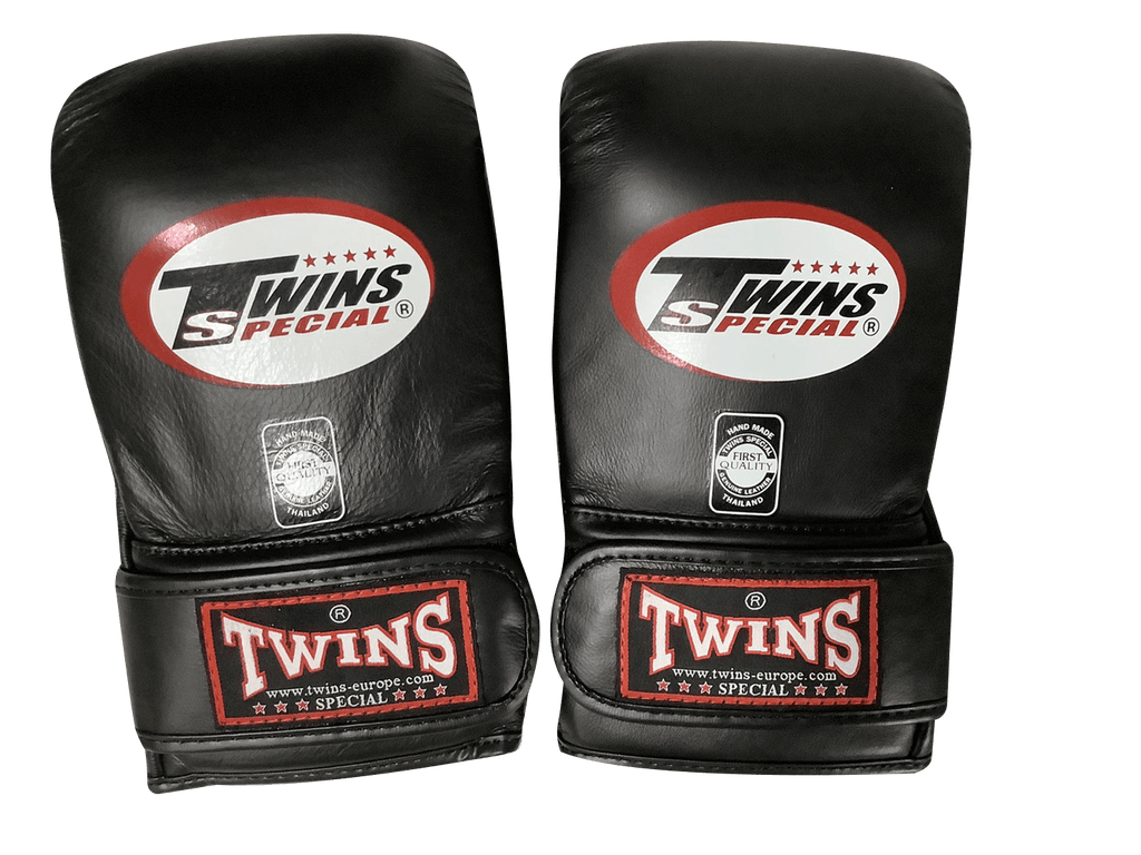 Twins Special Boxing Bag Gloves TBGL4F Black Close Thumb - SUPER EXPORT SHOP