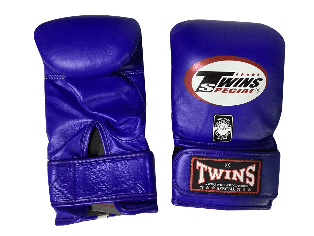 Twins Special Boxing Bag Gloves TBGL4F Blue Close Thumb - SUPER EXPORT SHOP