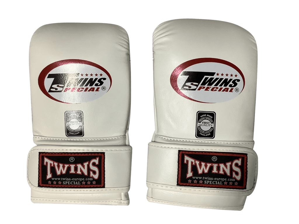 Twins Special Boxing Bag Gloves TBGL4F White Close Thumb - SUPER EXPORT SHOP