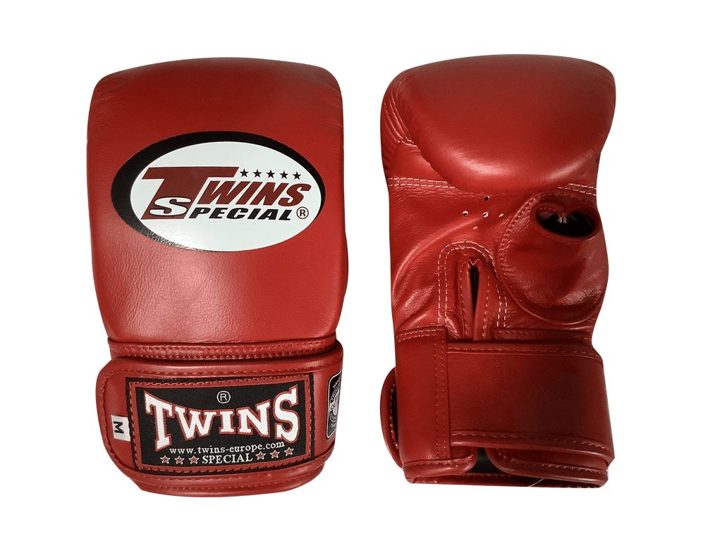 Twins Special Boxing Bag Gloves TBGL4H Red Open Thumb - SUPER EXPORT SHOP