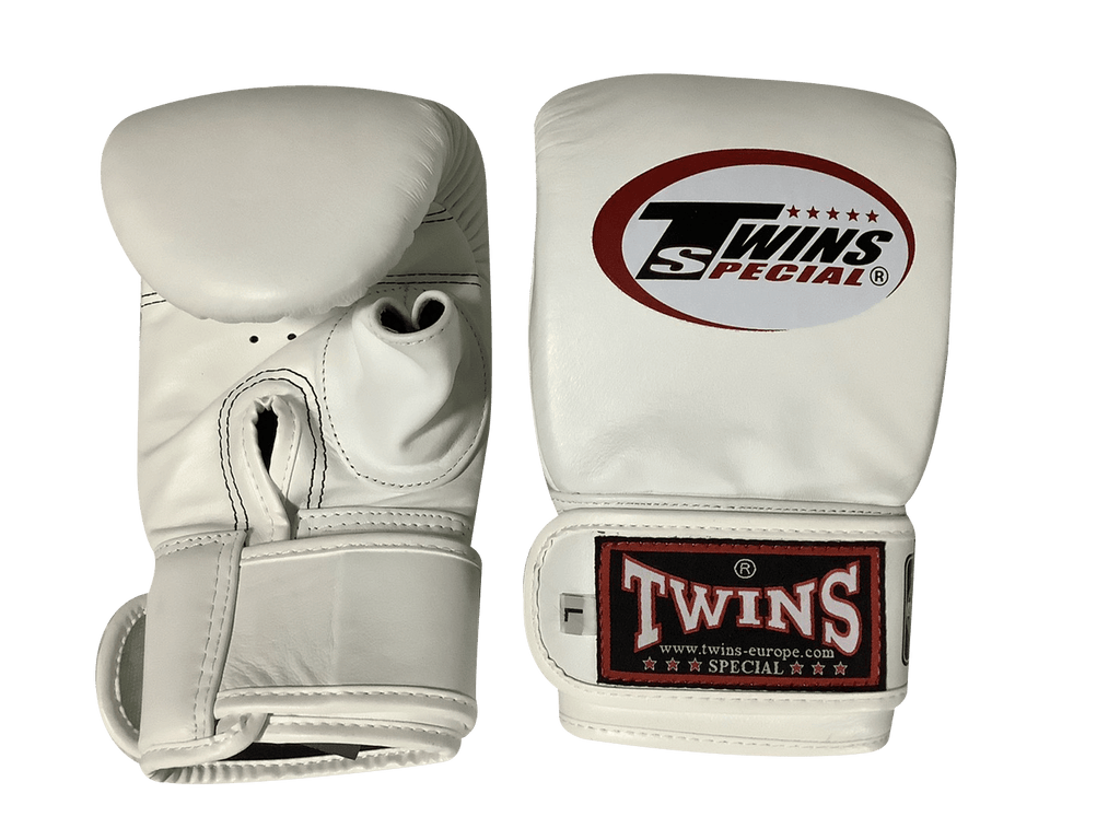 Twins Special Boxing Bag Gloves TBGL4H White Open Thumb - SUPER EXPORT SHOP