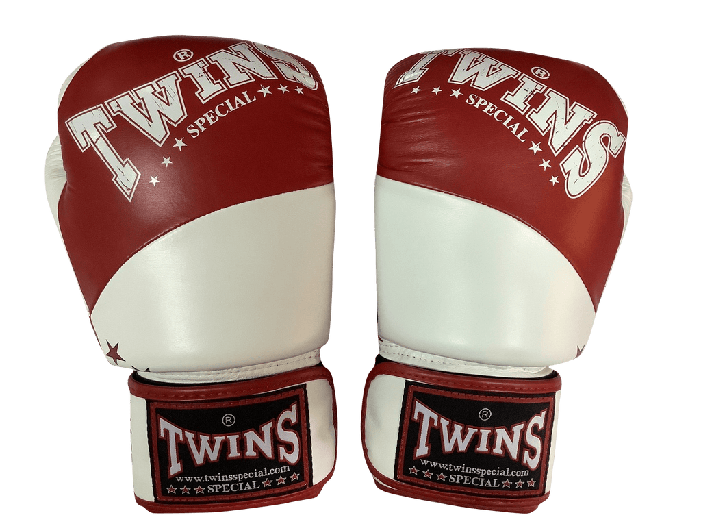 Twins Special Boxing Gloves BGVL10 red/white - SUPER EXPORT SHOP