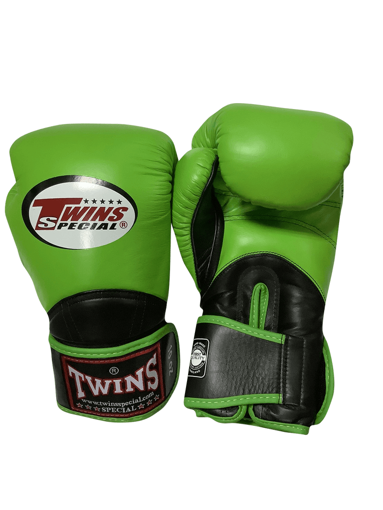 Twins Special Boxing Gloves BGVL11 Green/Black - SUPER EXPORT SHOP