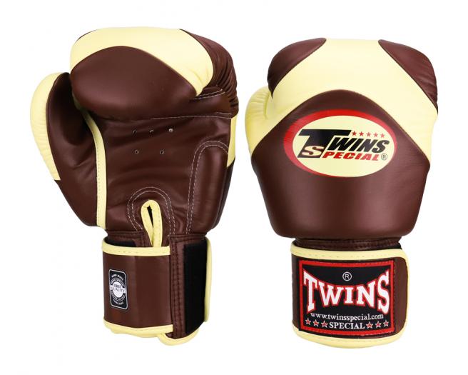 Twins Special Boxing Gloves BGVL13 Dark brown Vanilla - SUPER EXPORT SHOP