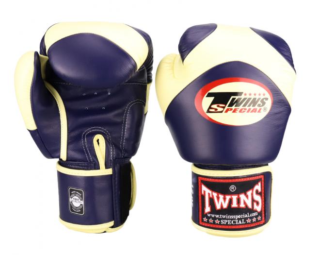 Twins Special Boxing Gloves BGVL13 Navy Blue Vanilla - SUPER EXPORT SHOP