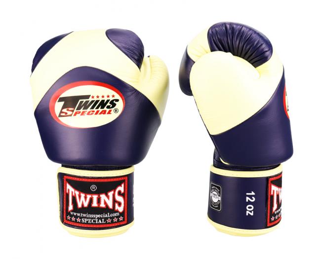 Twins Special Boxing Gloves BGVL13 Navy Blue Vanilla - SUPER EXPORT SHOP