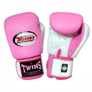 Twins Special Boxing Gloves BGVL3-3T Wh/Pk Pink Front shop online at  SUPER EXPORT SHOP.